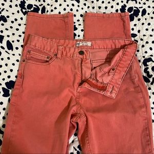 EUC Free People coral straight leg jeans sz 29